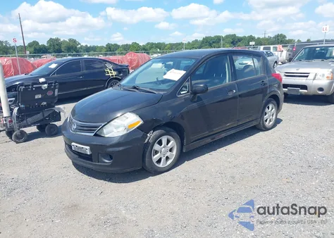 2010 Nissan Versa 1.8Sl из США, поврежденный, VIN 3N1BC1CPXAL380163
